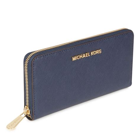 michael kors blue men's wallet|Michael Kors navy blue wallet.